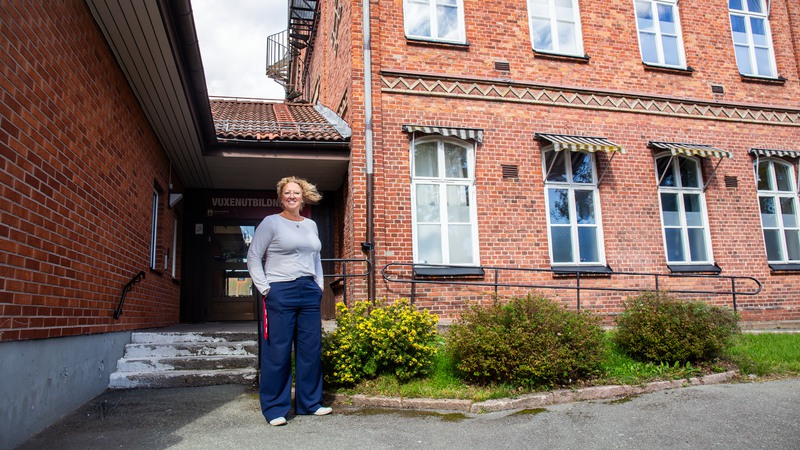 Karin Rolfsman är rektor för Vuxenutbildningen. 17 september firar de de nya lokalerna på Södra skolan med öppet hus.
